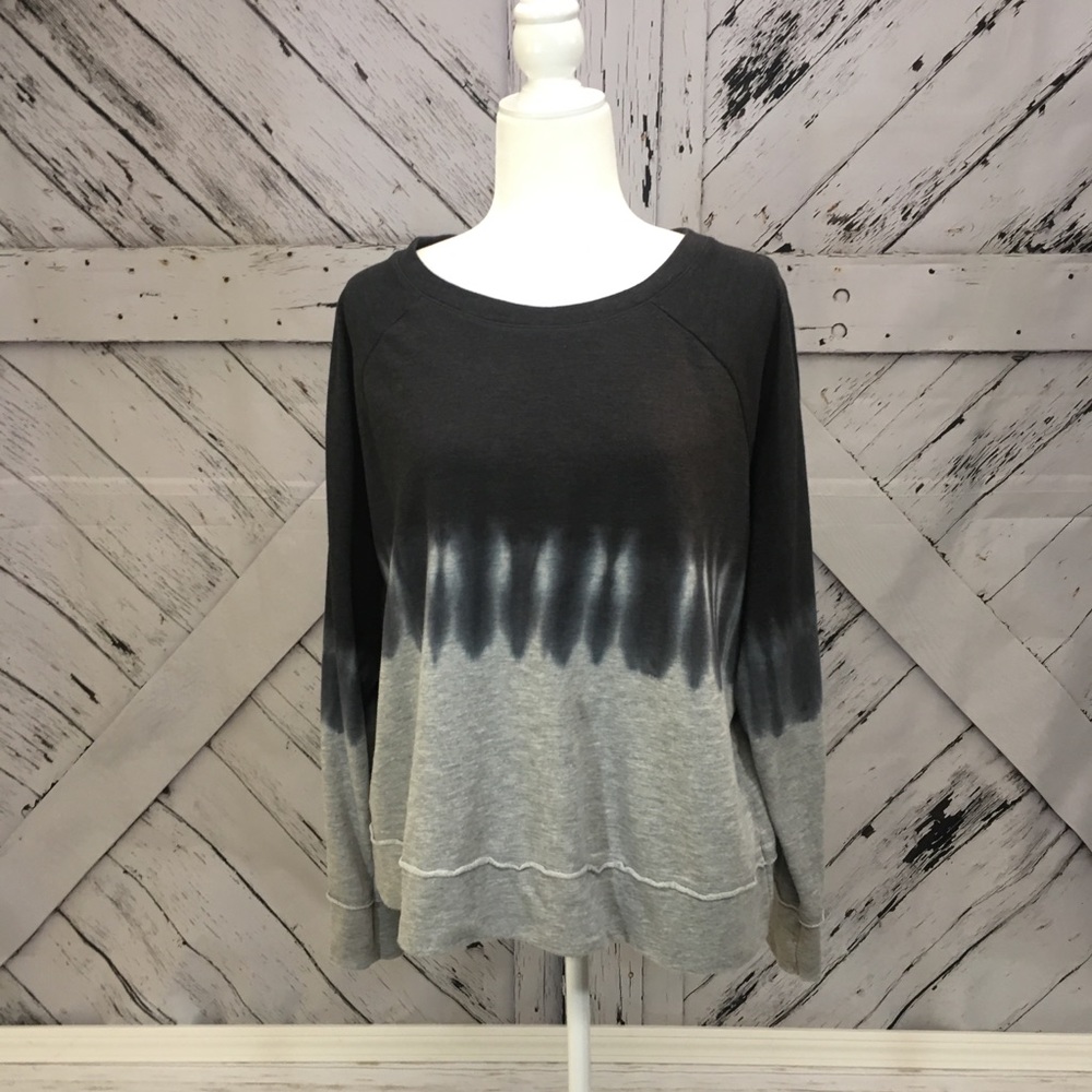Black and gray Tie Dye Sweatshirt